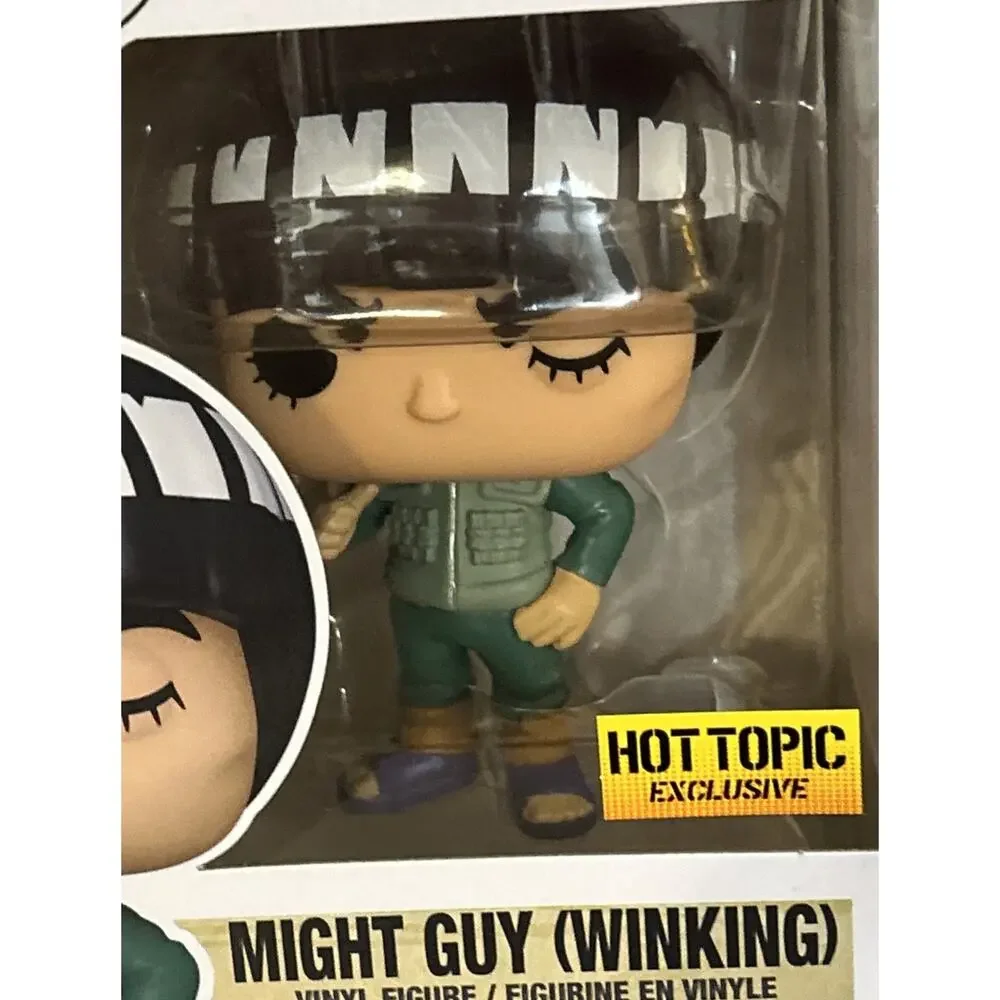 Funko Pop! Naruto Shippuden Might Guy Winking #1414 Hot Topic Exclusive New